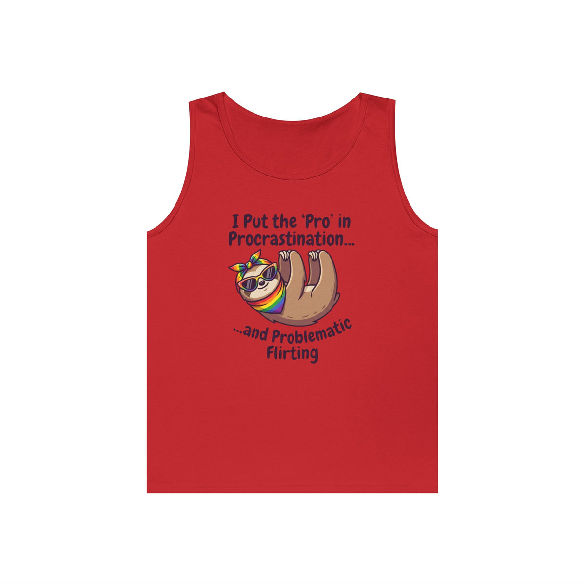 Color: Red | Pro in Problematic Flirting Tank Top