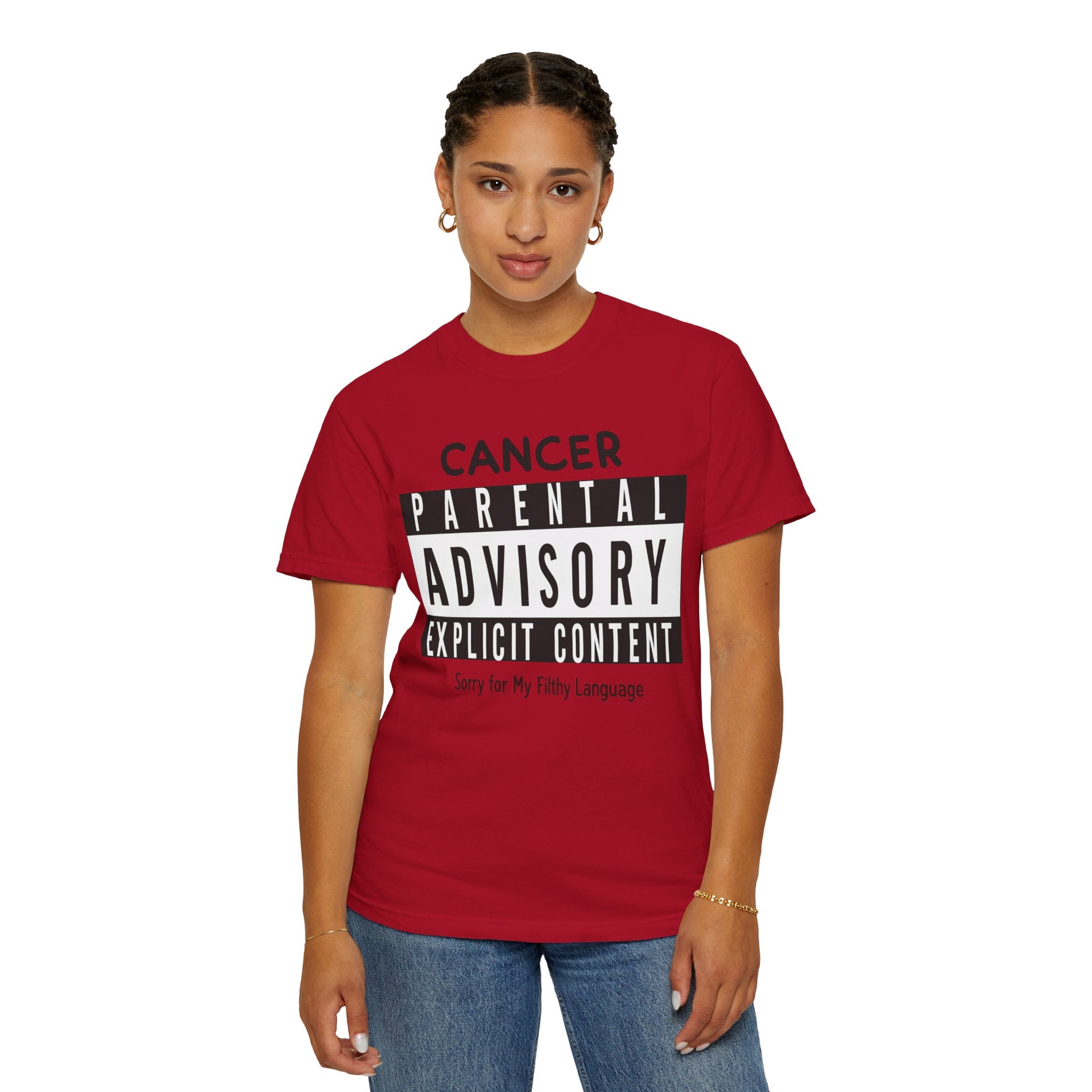"Sorry For My Filthy Language" Unisex Garment-Dyed T-shirt