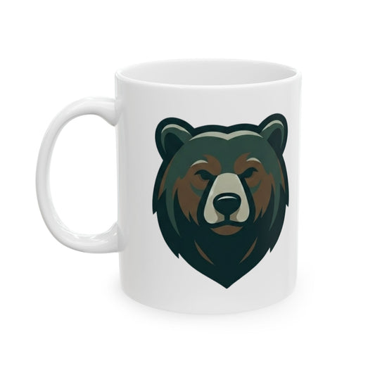 "Bear Credible" White Ceramic Mug — Graphic