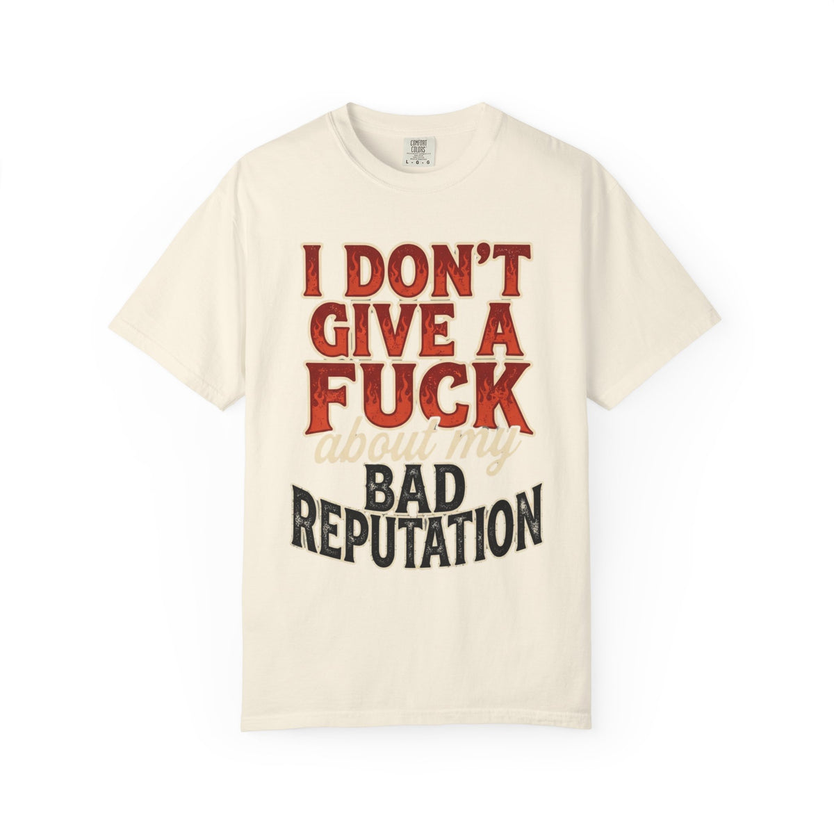 Color: Ivory | Bad Reputation Unisex Garment-Dyed Tee