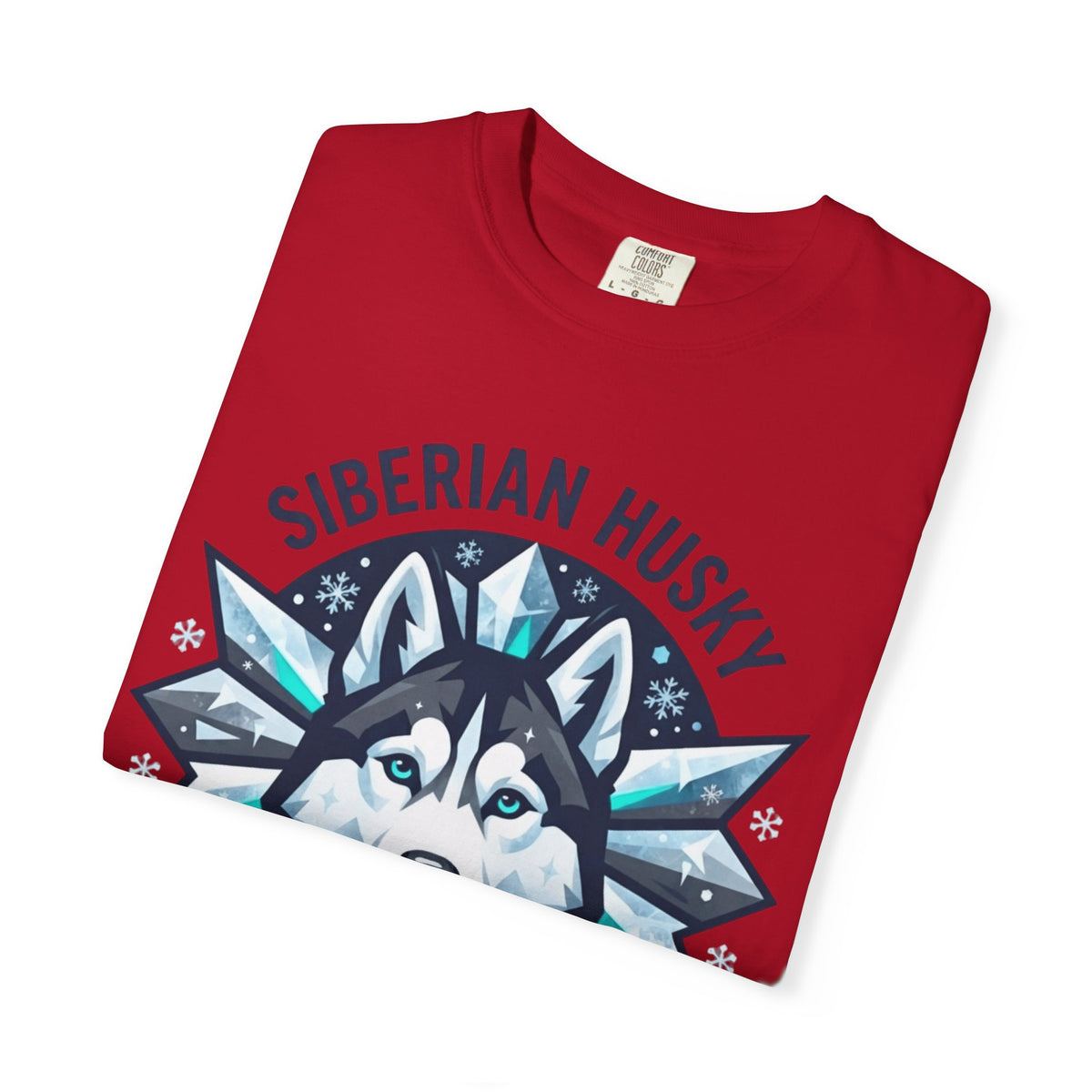"Siberian Husky Loyal & Free" Unisex Garment-Dyed Tee