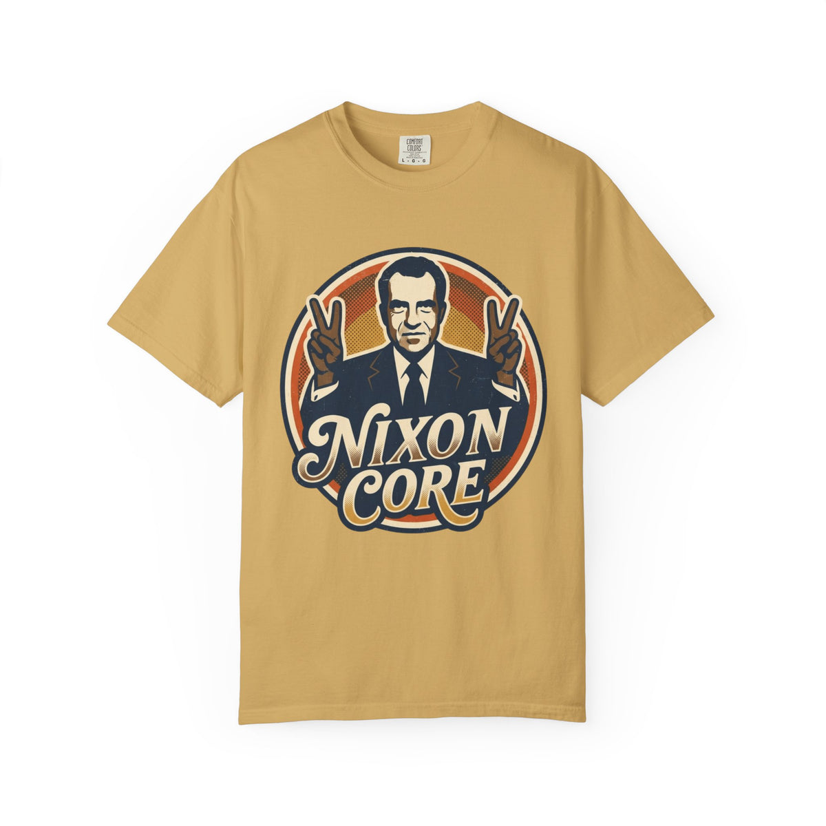 Color: Mustard | Nixon Core Unisex Garment-Dyed Tee