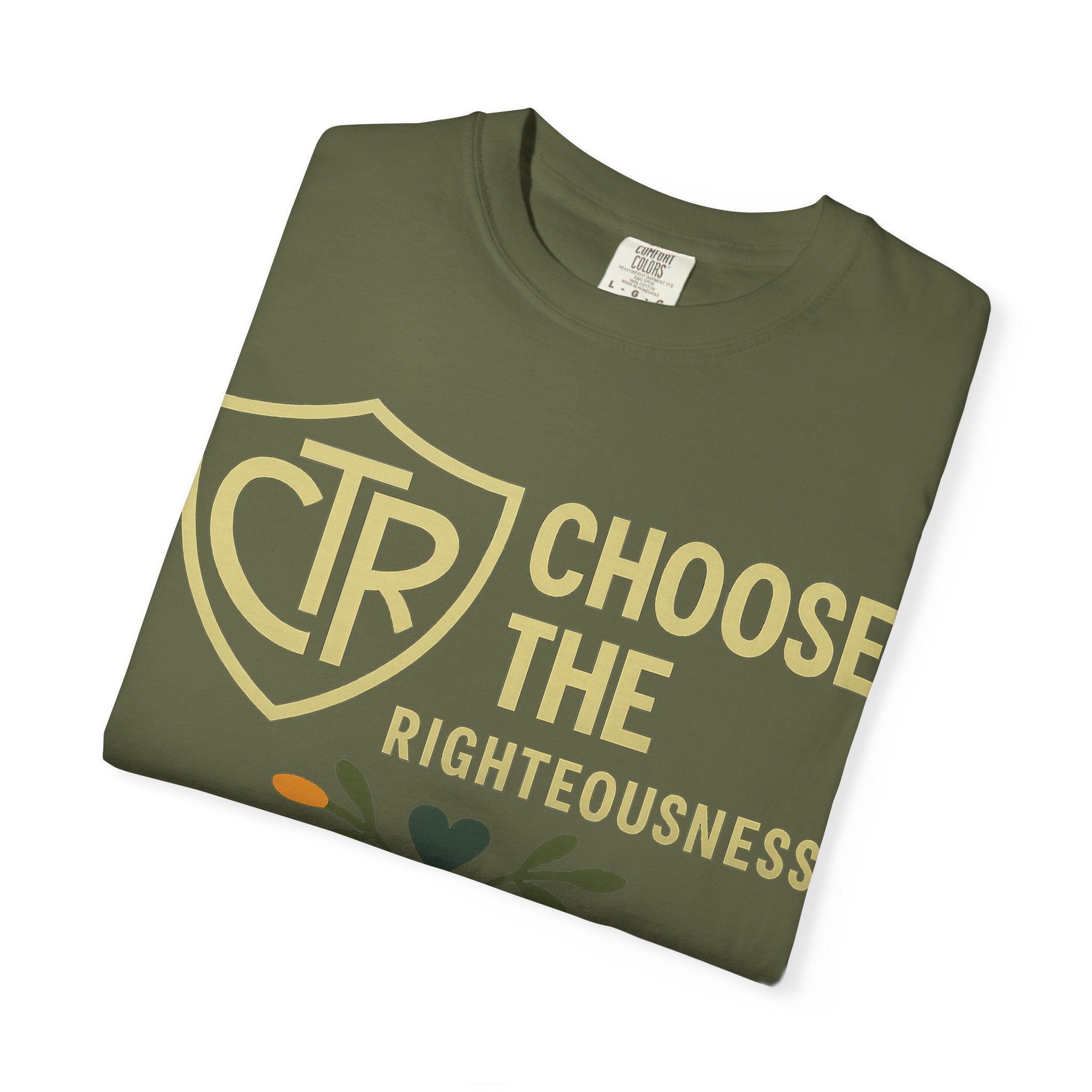 "CTR: Choose the Righteousness" Unisex Garment-Dyed T-shirt
