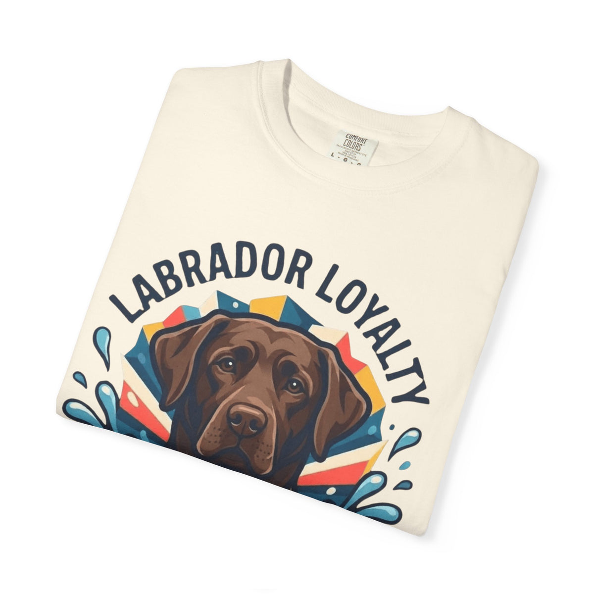 Labrador Loyalty Swim Fetch Unisex Garment-Dyed Tee