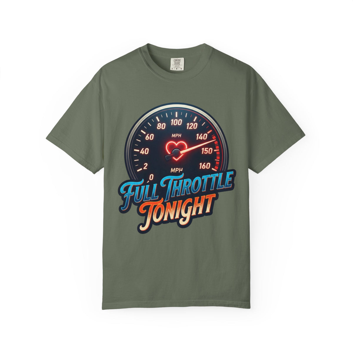"Full Throttle Tonight" Unisex Garment-Dyed Tee