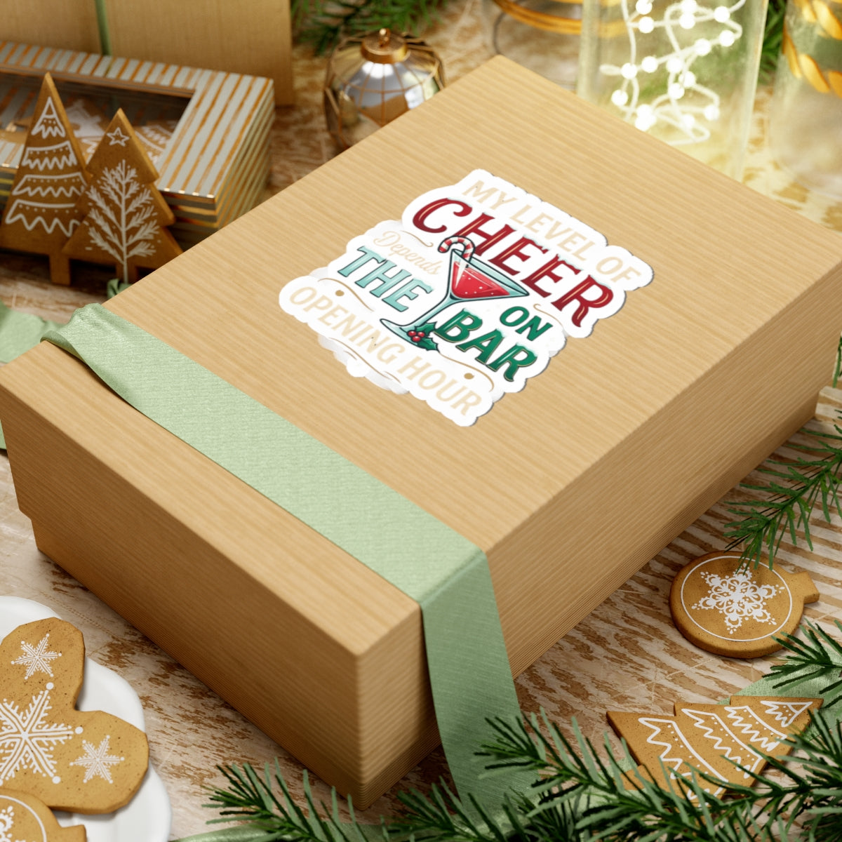 "Christmas Cheer" Sticker — Main