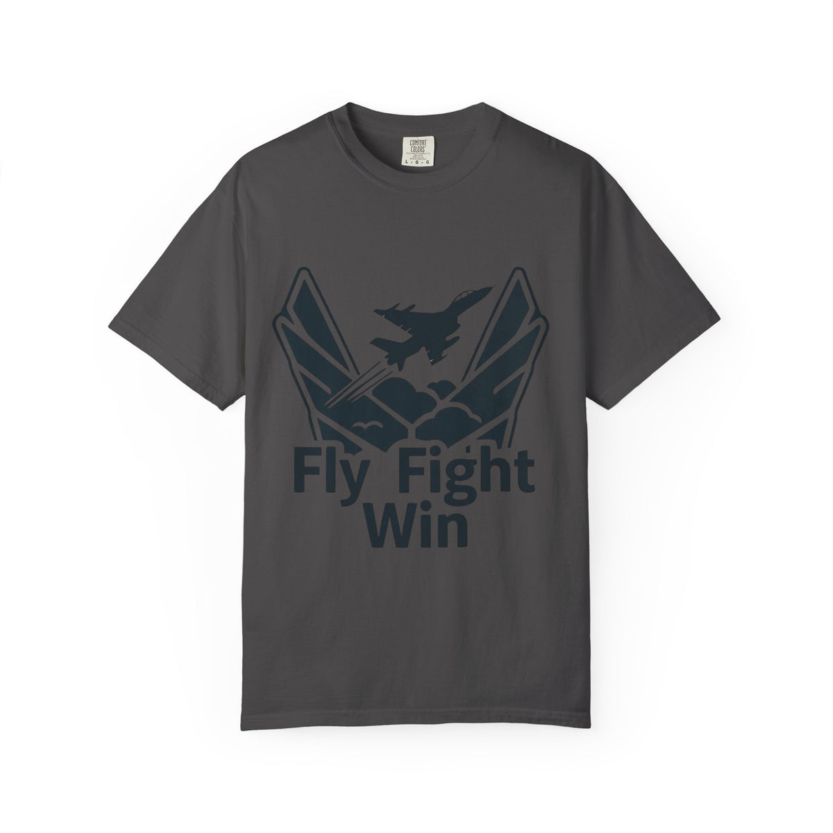 Color: Graphite | Fly Fight Win-2 Unisex Garment-Dyed T-shirt