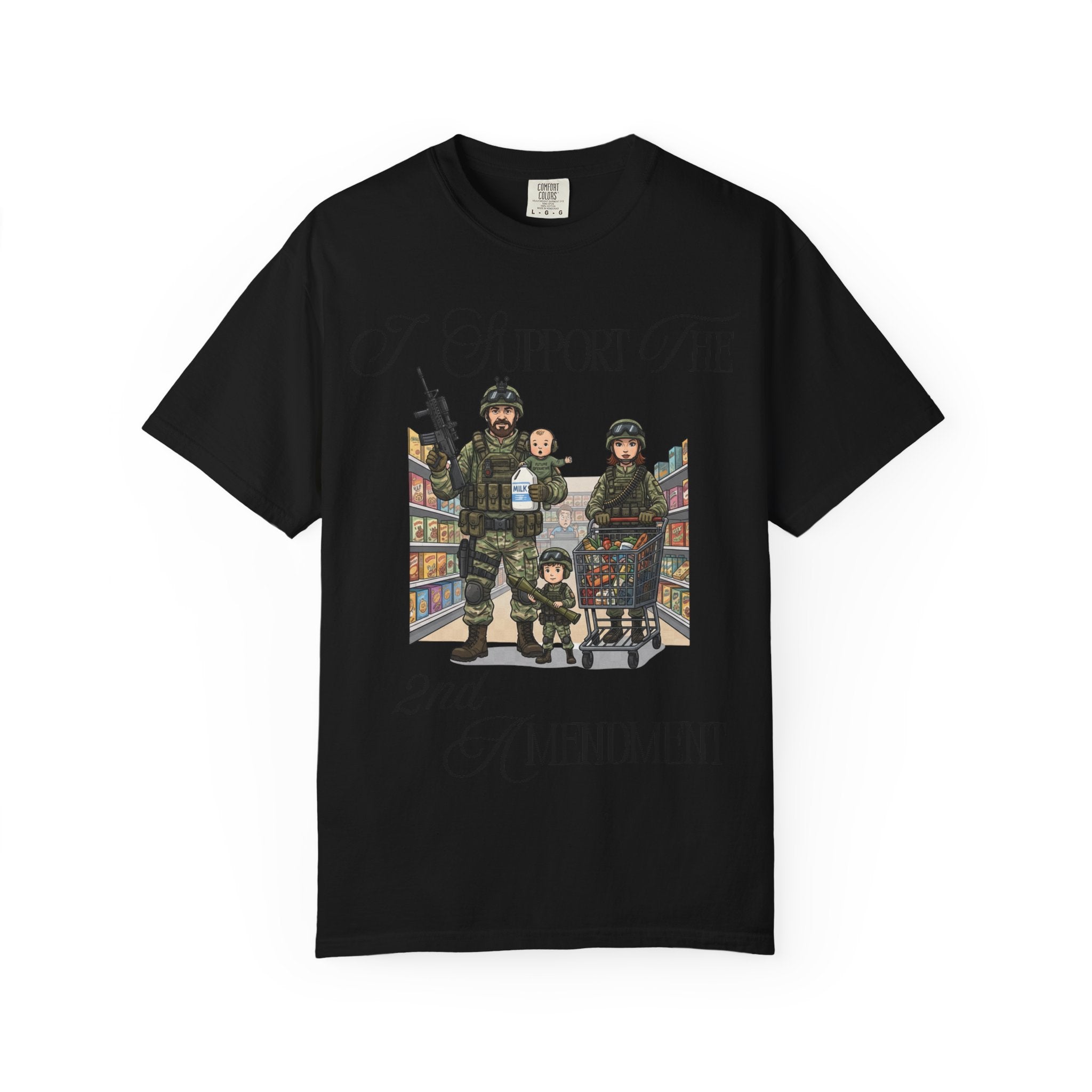 "actical Grocery Run" Unisex Garment-Dyed T-shirt