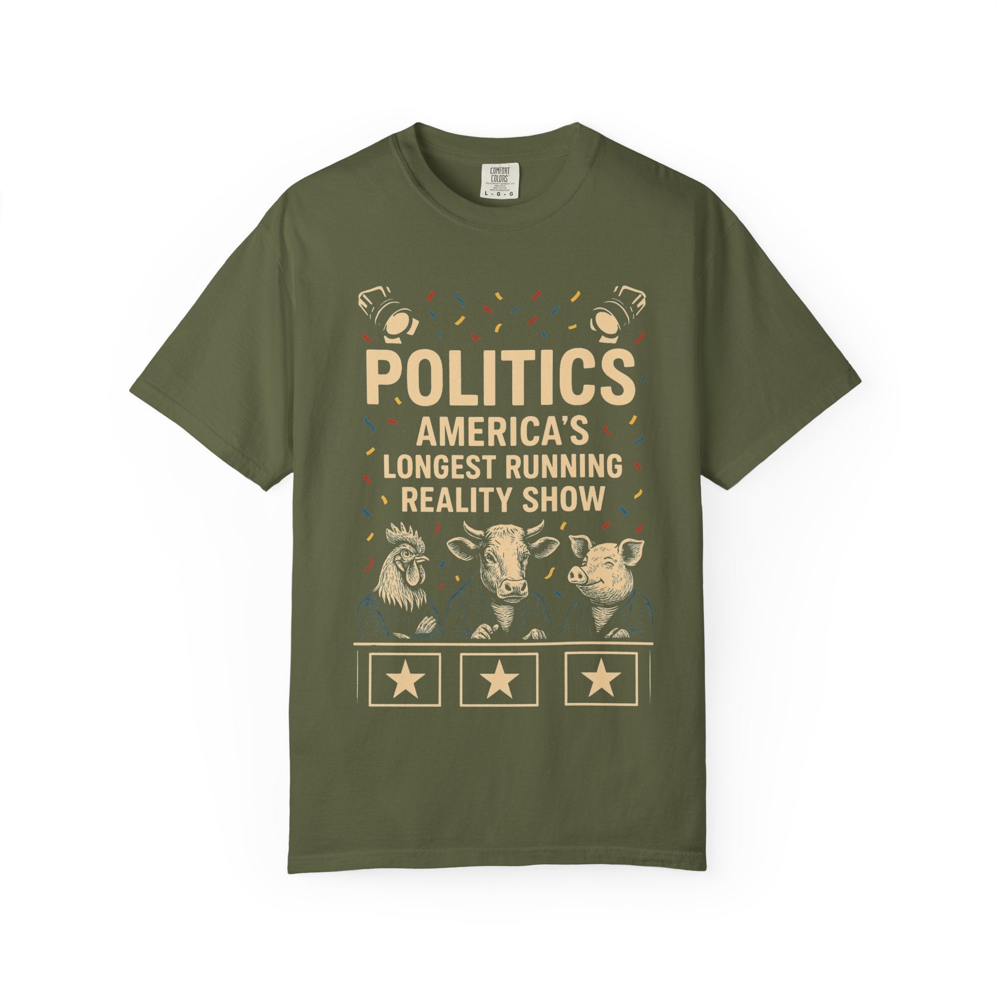 "The Ultimate Reality Show" Unisex Garment-Dyed T-shirt