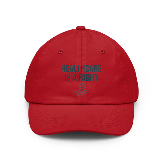 Color: Red | Protest Series - Healthcare Is A Right Dad Hat