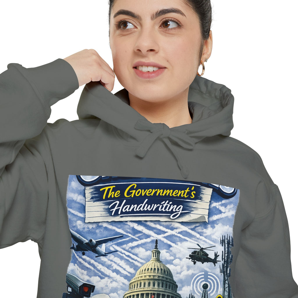 They're Not Contrails | Garment-Dyed Hoodie — AttitudeShirts