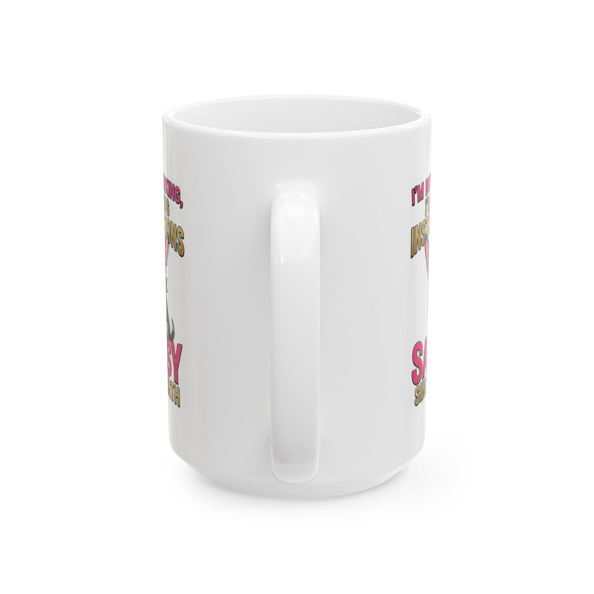 "Sassy Since Birth" White Ceramic Mug