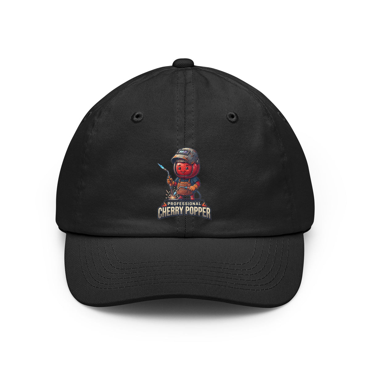 Color: Black | Professional Cherry Popper Dad Hat