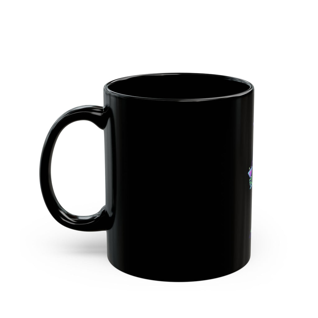 "Drunk Alien" Black Ceramic Mug
