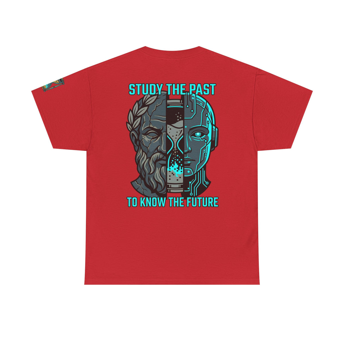 Color: Red | Study the Past Know the Future Premium Graphic Tee