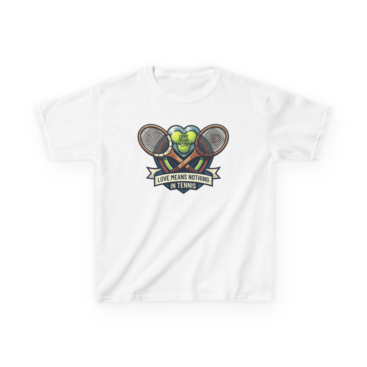 "Love Means Nothing in Tennis" Kids Tee
