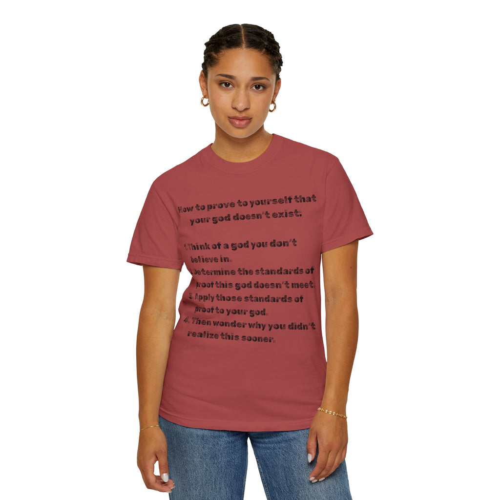 "Divine Double Standard" Unisex Garment-Dyed T-shirt