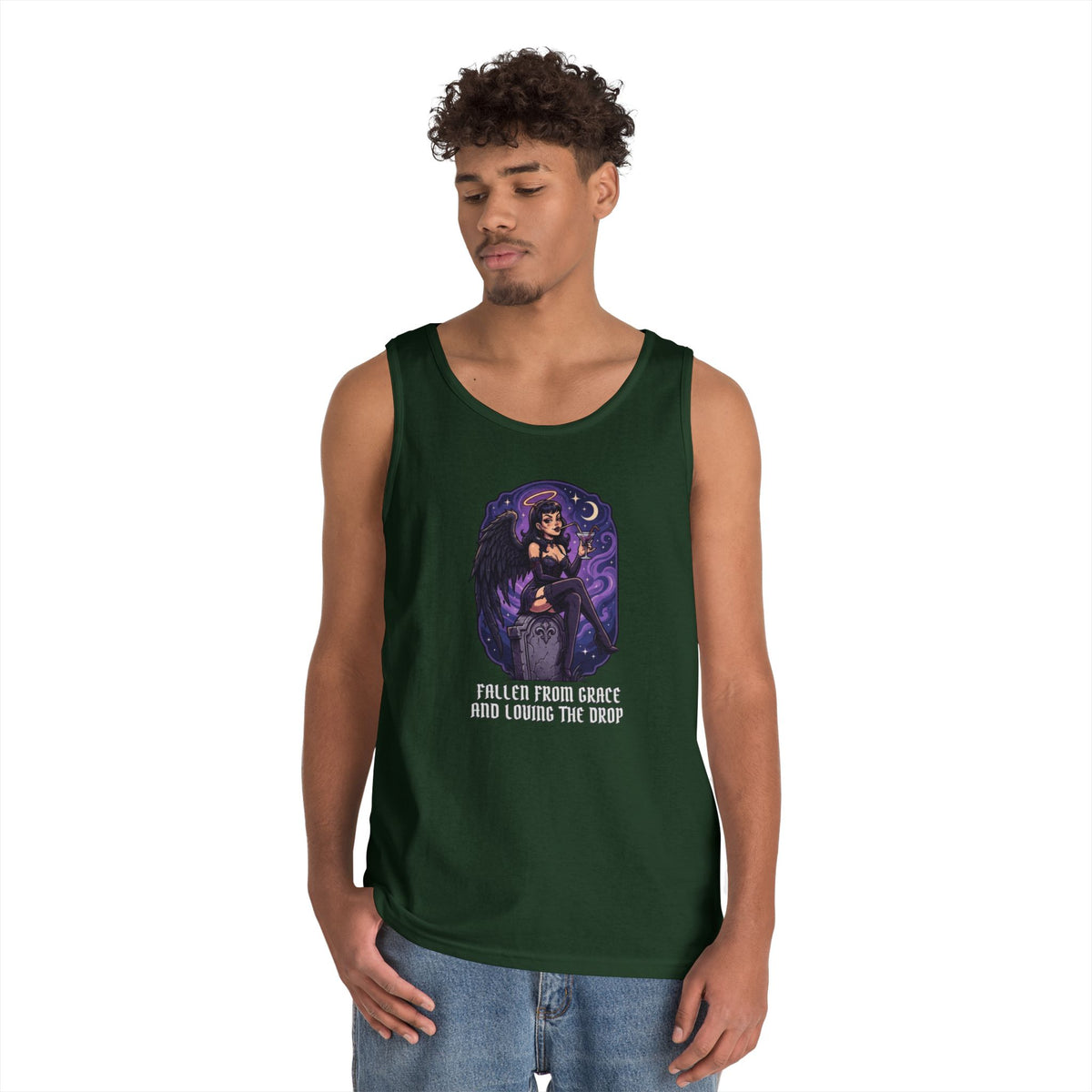 Color: Forest Green | Fallen From Grace and Loving the Drop Tank Top