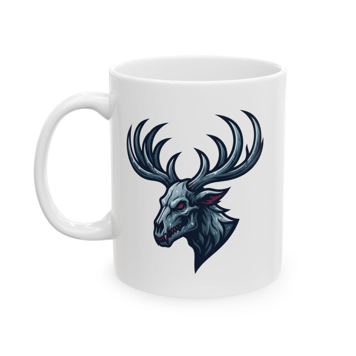 "Wendigo (Algonquian Folklore)" White Ceramic Mug — Graphic
