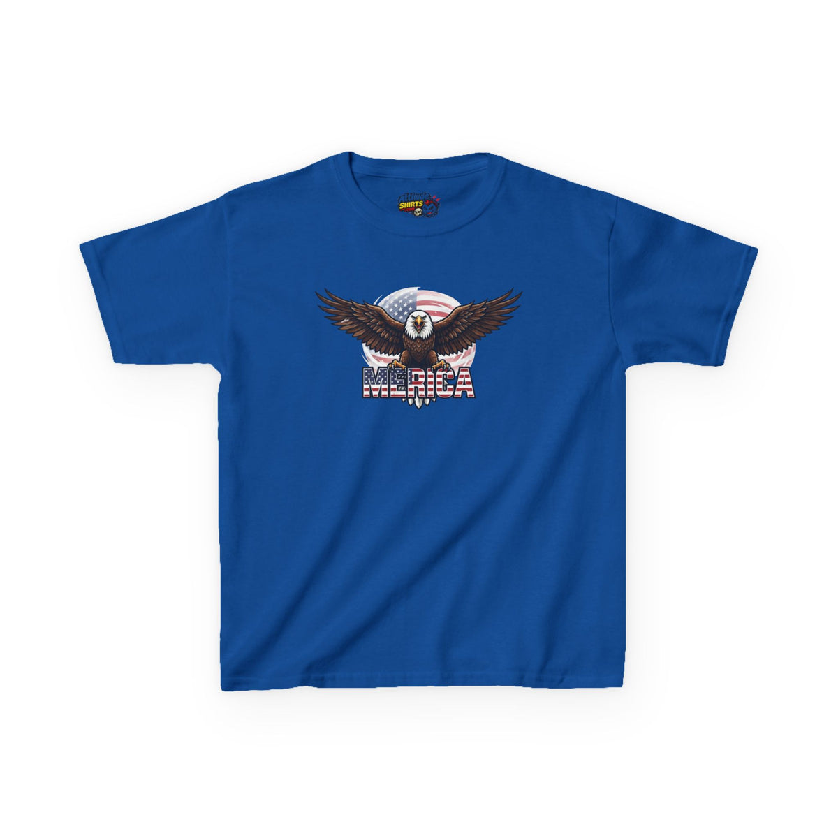 Color: Royal | Merica Kids Tee