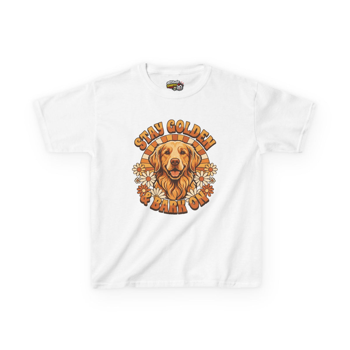 "Stay Golden & Bark On" Kids Tee