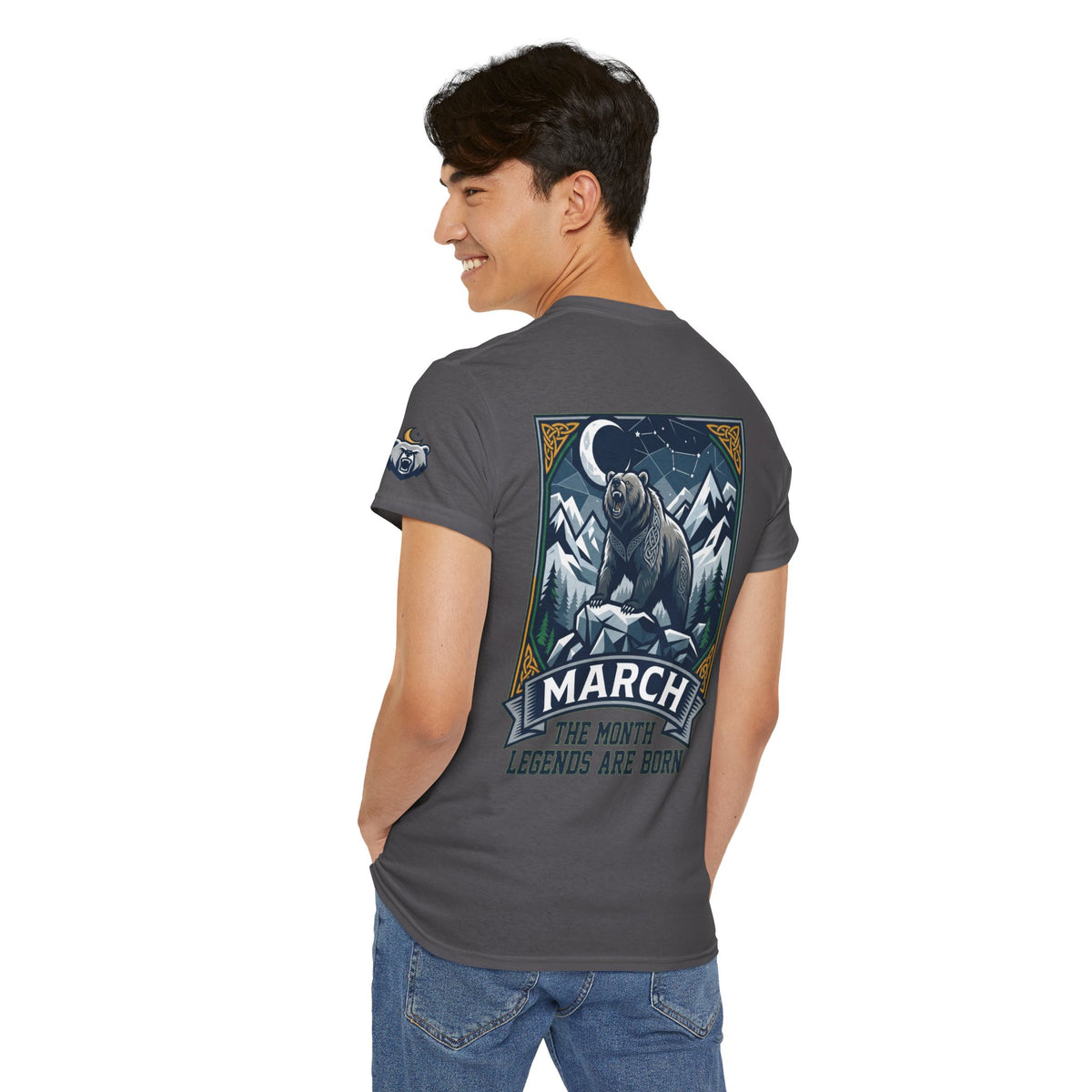 Color: Charcoal | March Legend Premium Graphic Tee