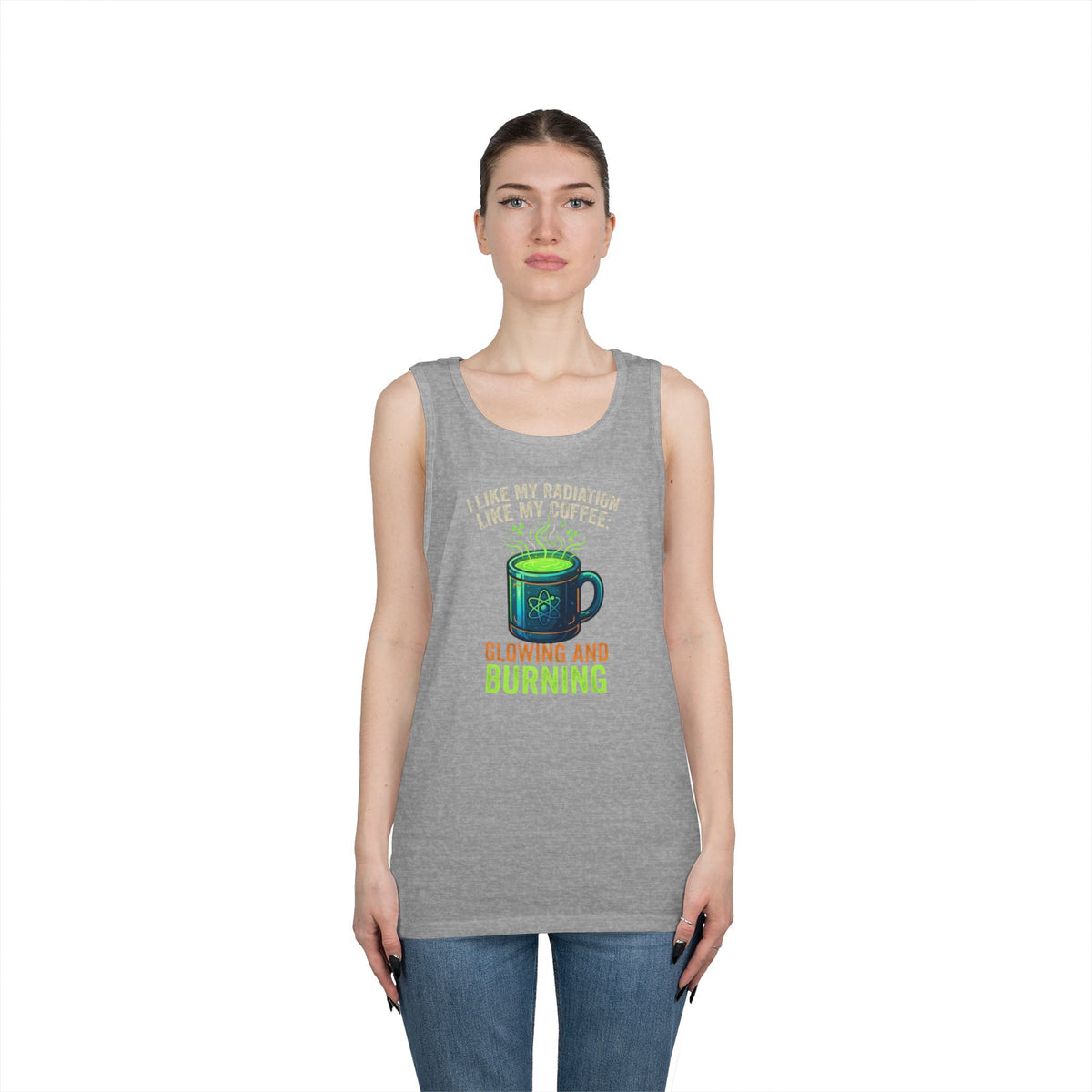 Color: Sport Grey | I Like My Radiation Like My Coffee Tank Top