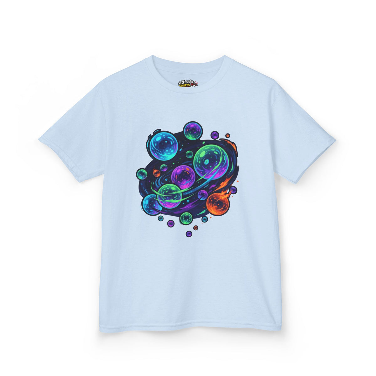 Color: Light Blue | MinMin Lights (Australian Folklore) Kids Tee