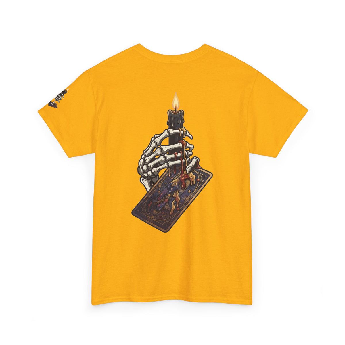 Skeletal Hand And Tarot Card Premium Graphic Tee