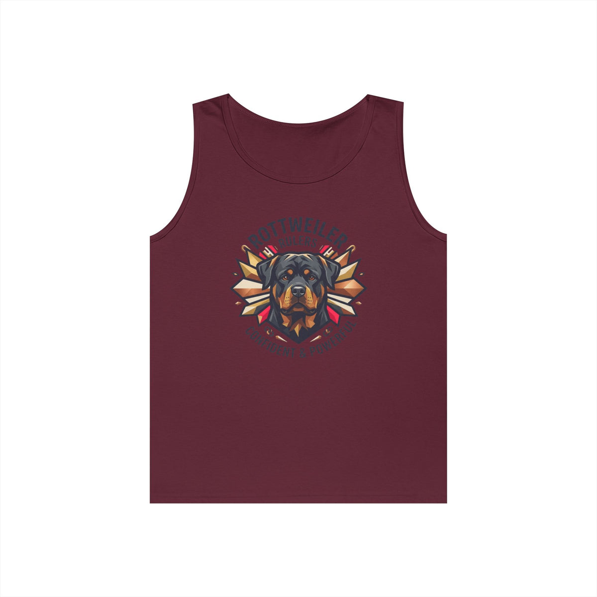 "Rottweiler Rulers Confident Powerful" Tank Top