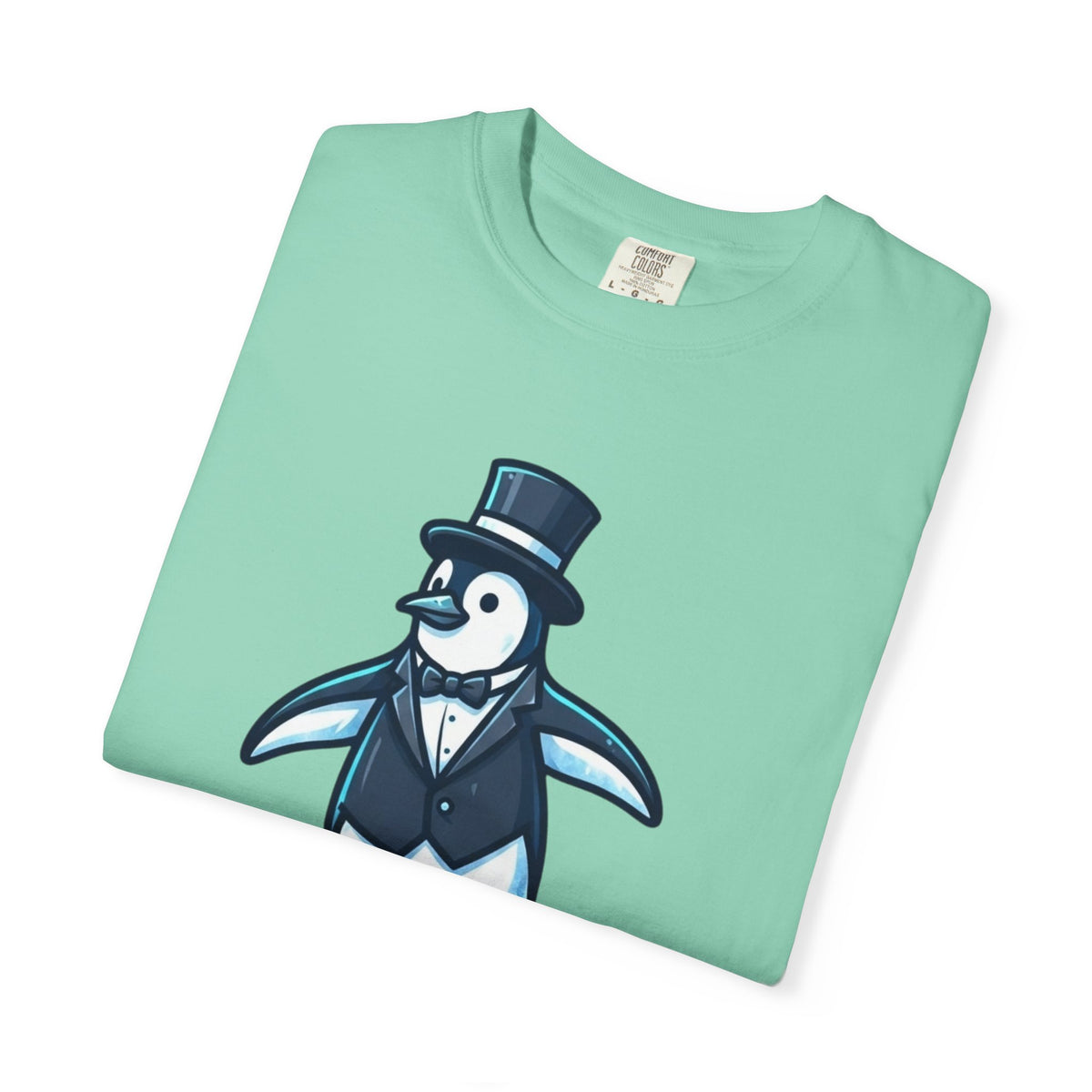 "Penguin Credible" Unisex Garment-Dyed Tee