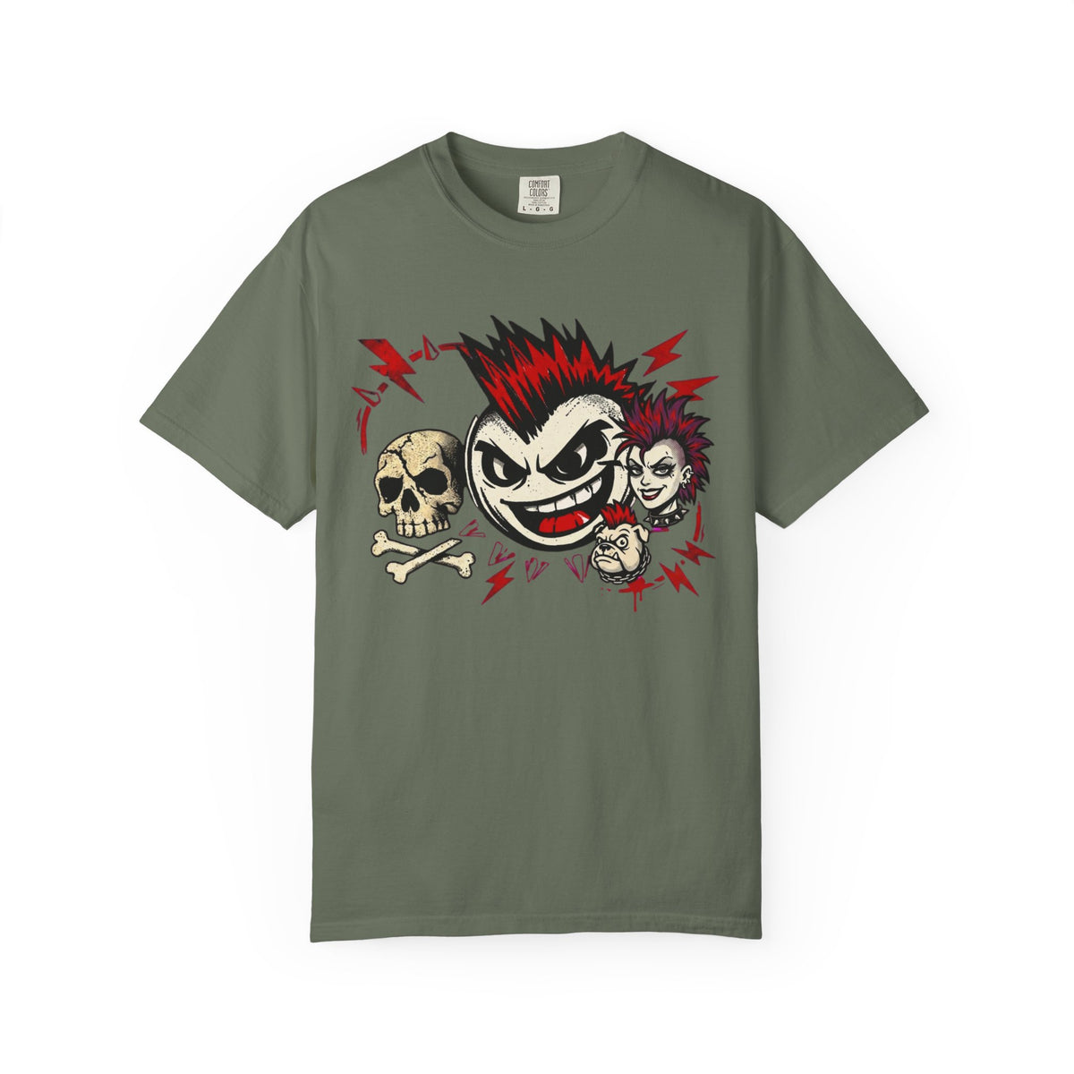 Color: Moss | Attitude Family Unisex Garment-Dyed Tee