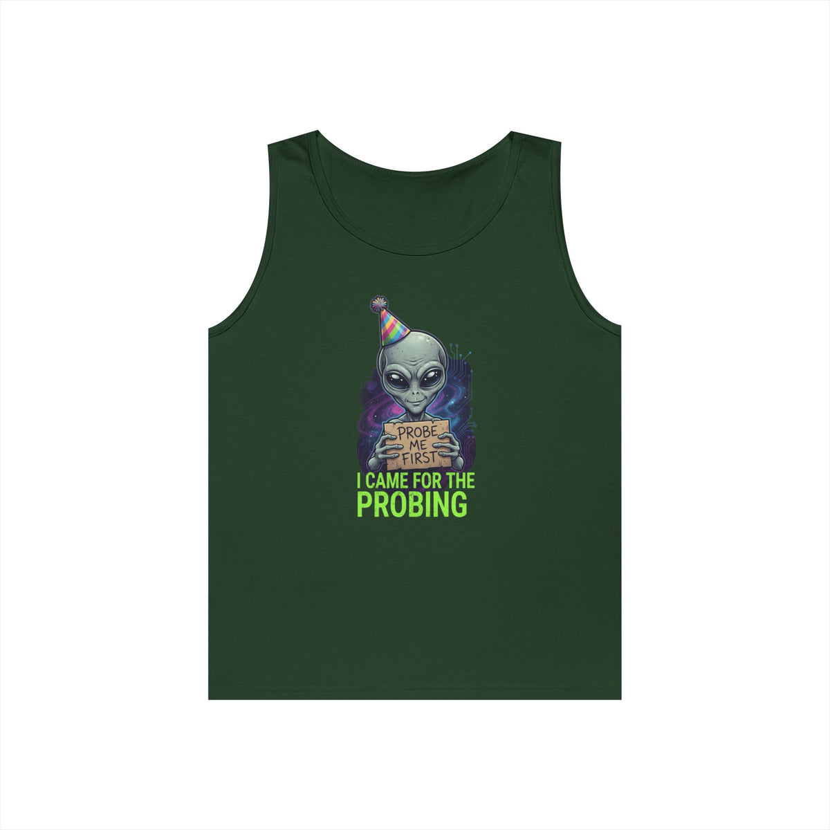 Color: Forest Green | I Came For the Probing Tank Top