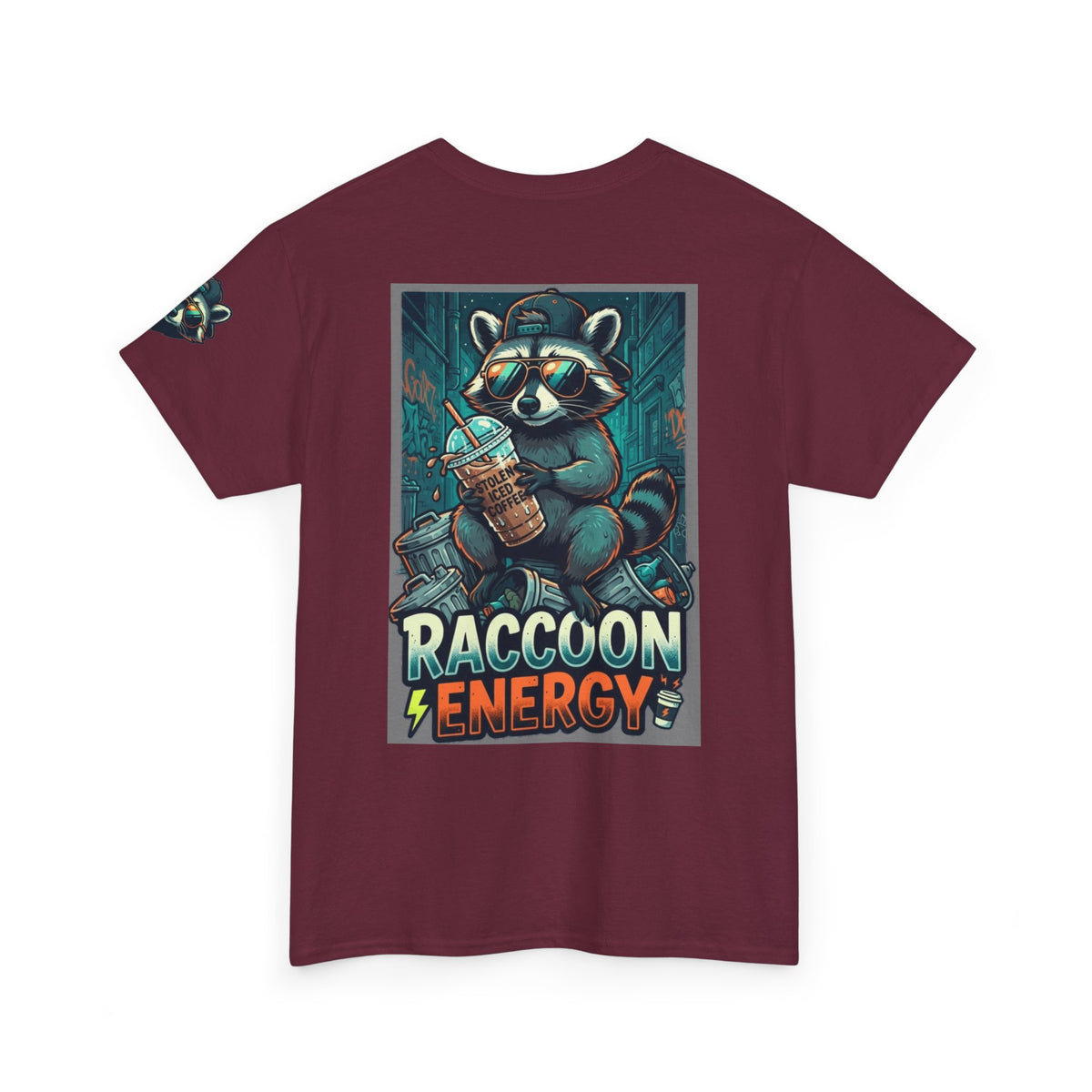 "Raccoon Energy" Premium Graphic Tee