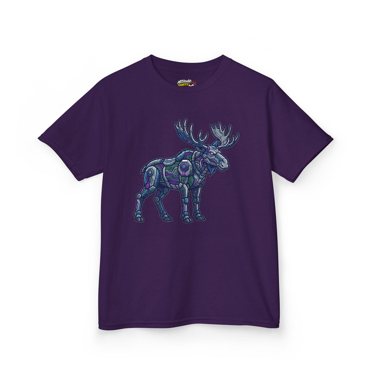 Color: Purple | Cyber Moose Kids Tee
