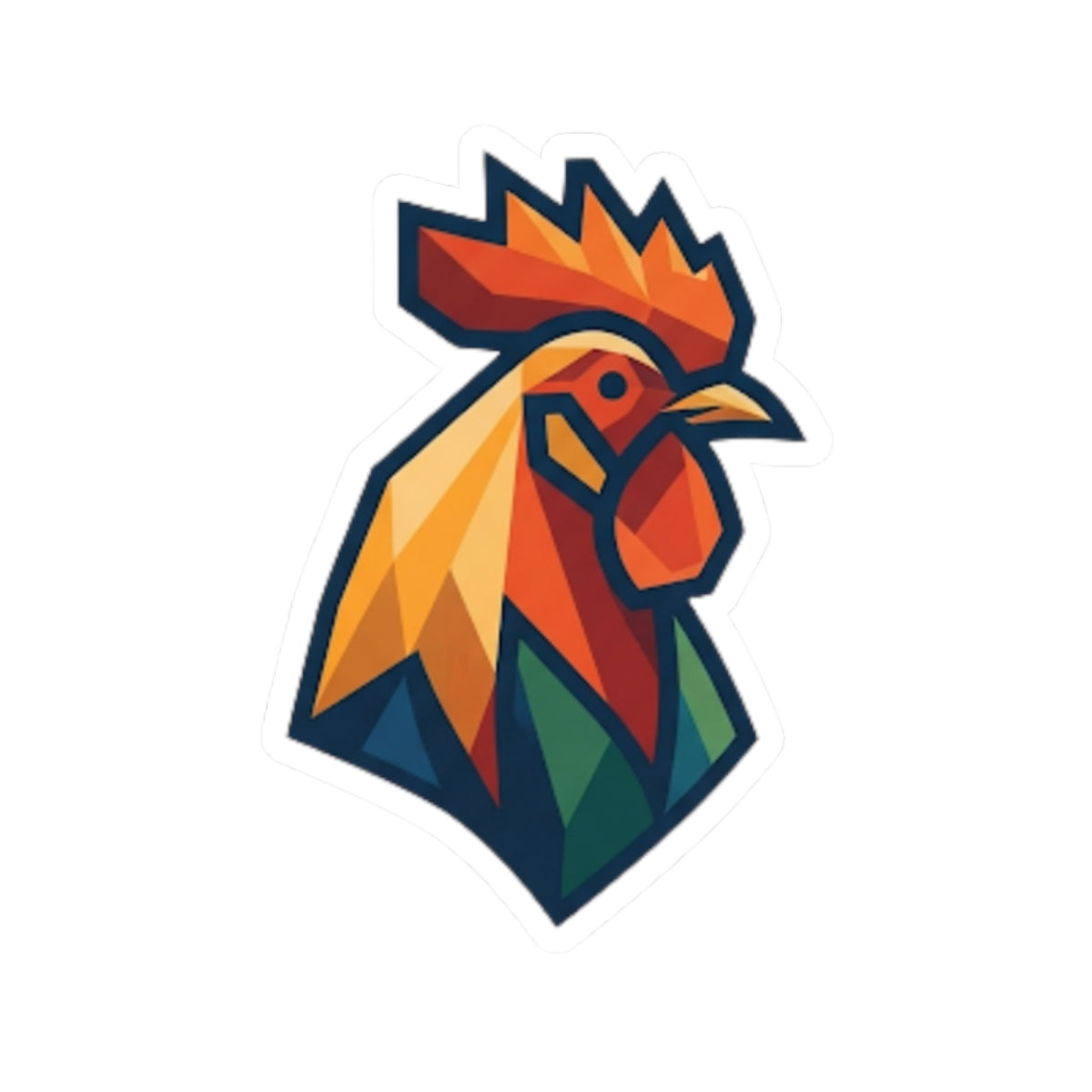 "Barnyard Rooster" Sticker