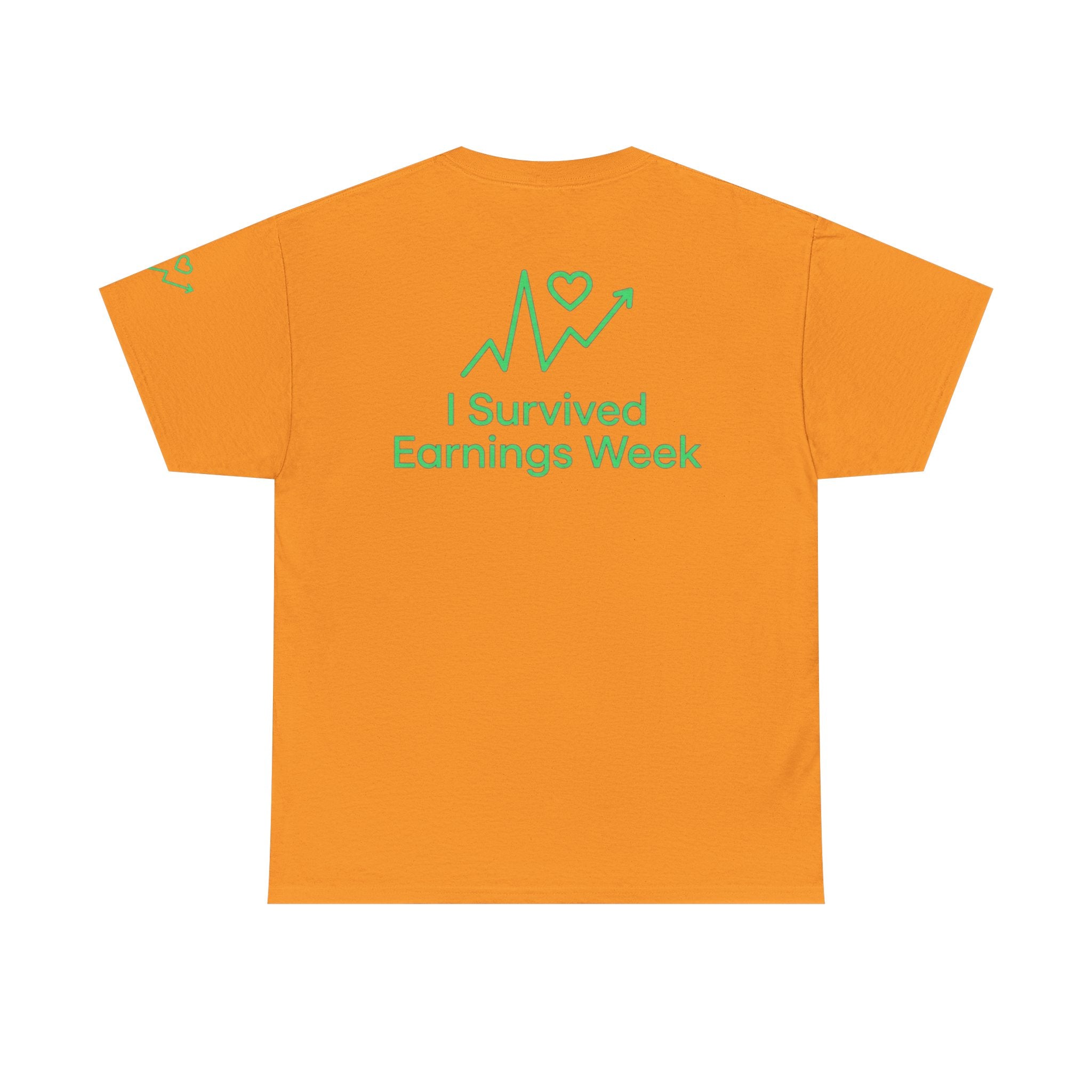 "I Survived Earnings Week" Premium Graphic Tee