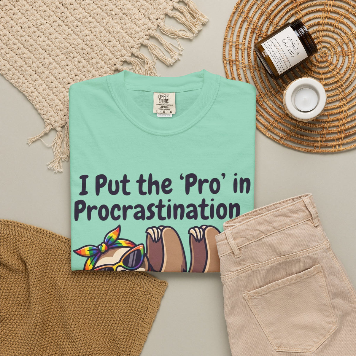 Pro in Problematic Flirting Unisex Garment-Dyed Tee