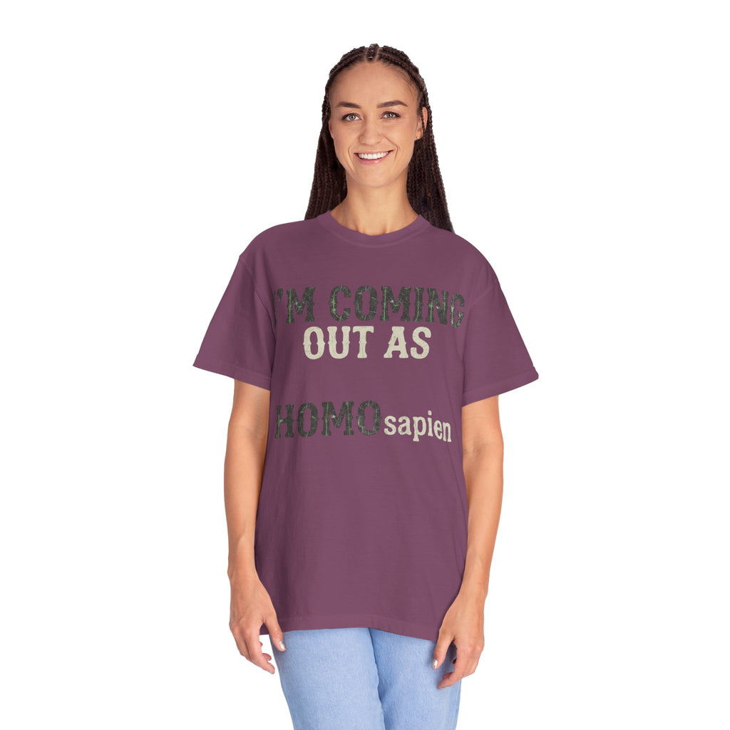 "I'm Coming Out" Unisex Garment-Dyed Tee