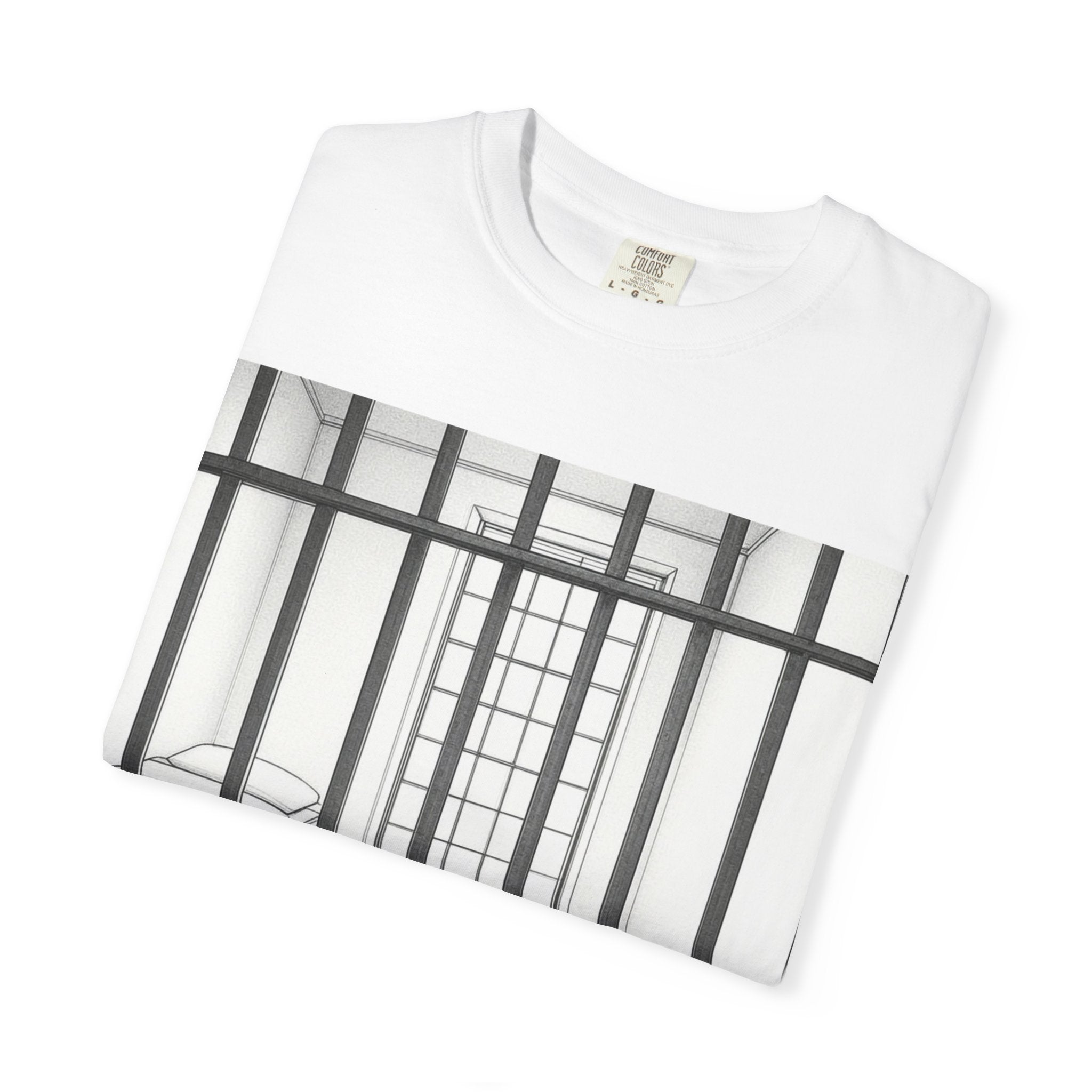 "86-47 Jail Cell" Unisex Garment-Dyed T-shirt