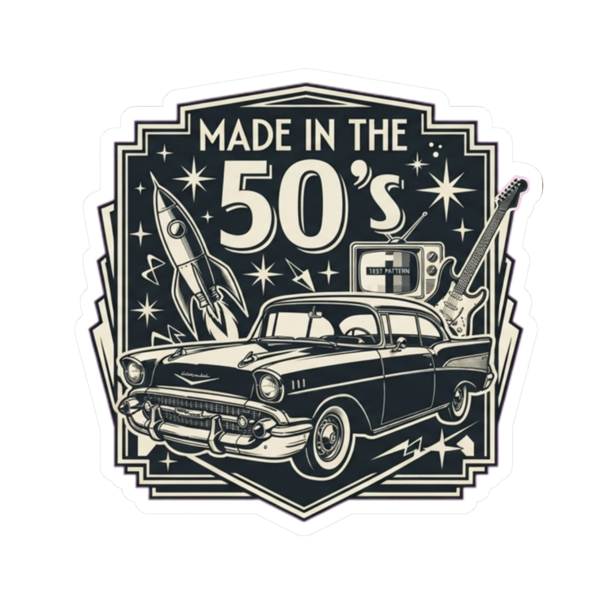 "Made in the 50's" Sticker