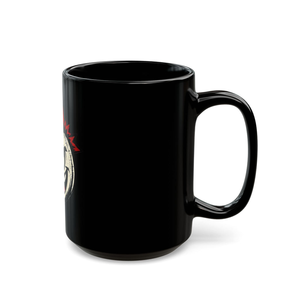 "Hazard" Black Ceramic Mug