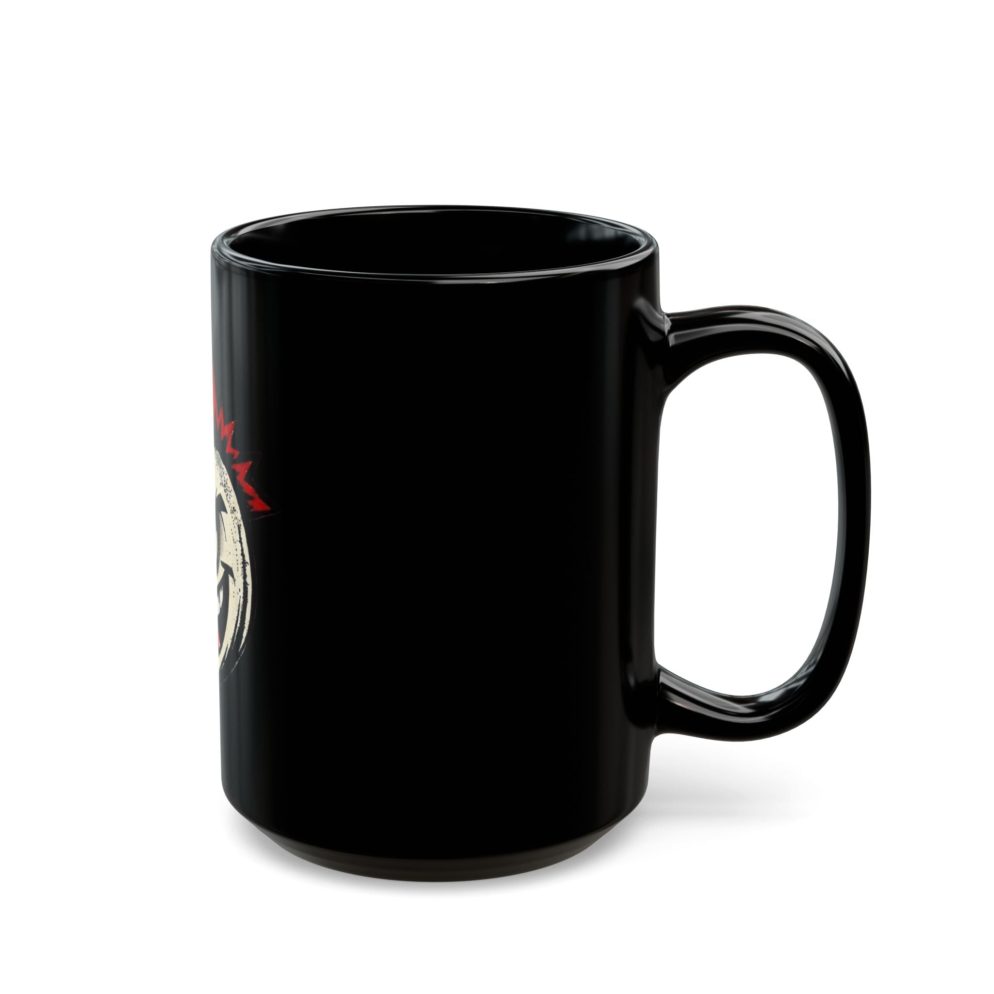 "Hazard" Black Ceramic Mug