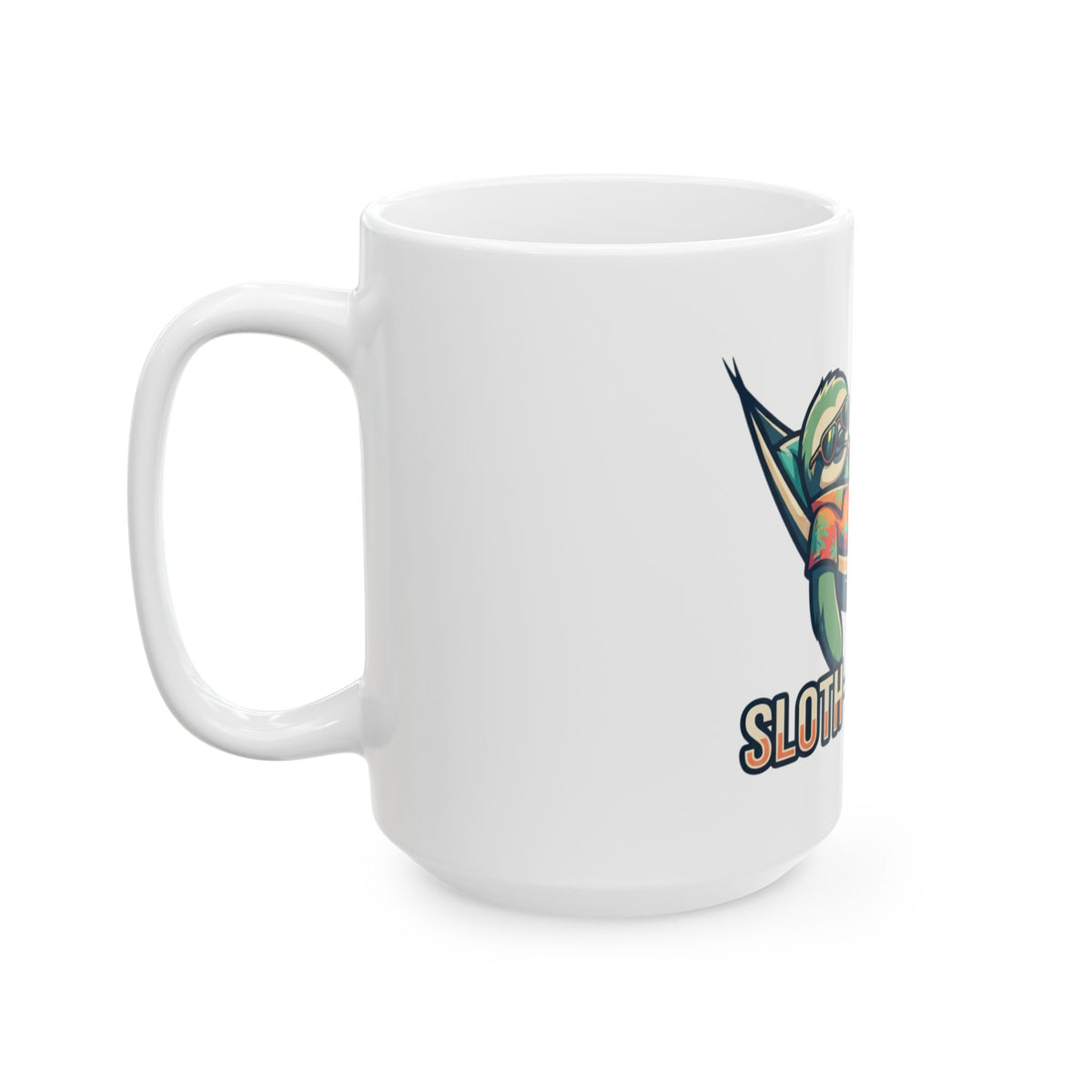 "Sloth Credible" White Ceramic Mug