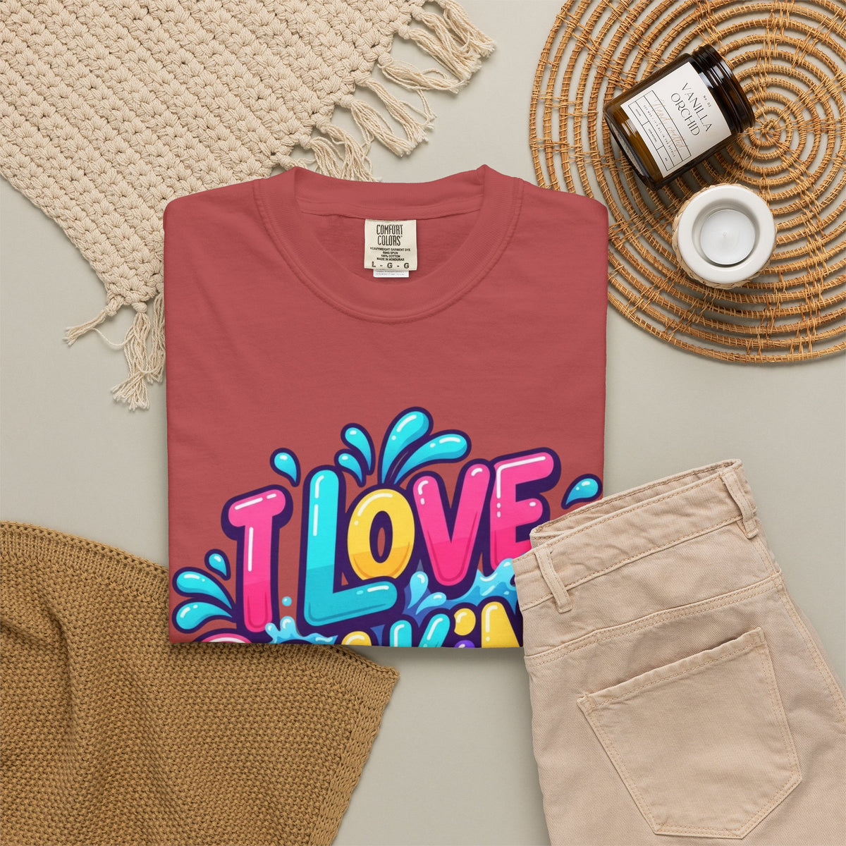 I Love Soaking Unisex Garment-Dyed Tee