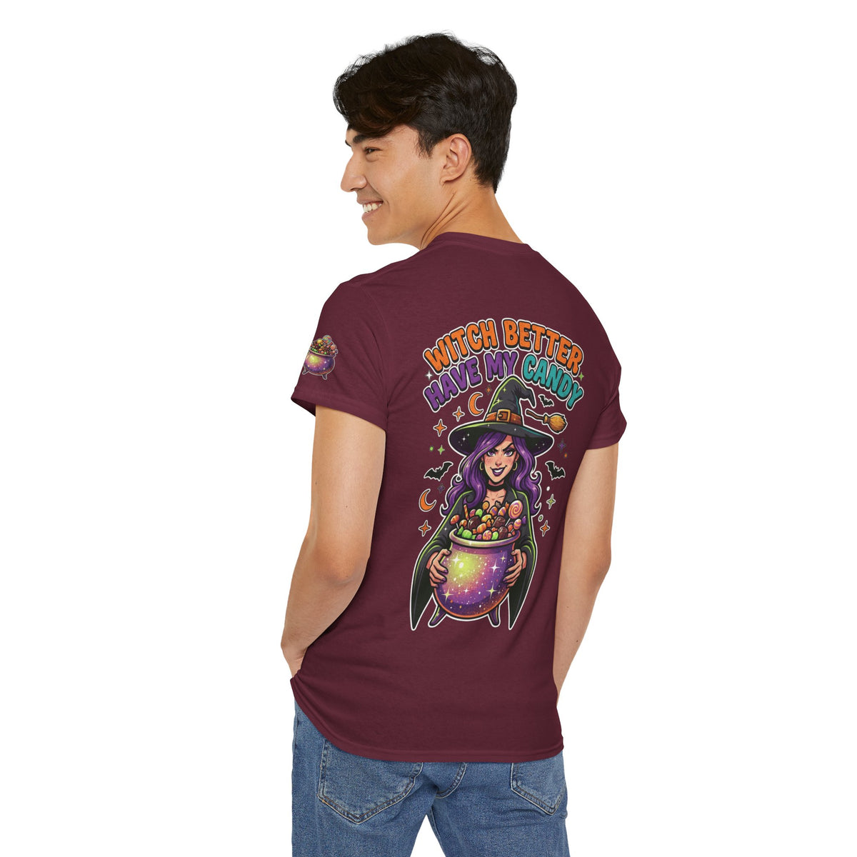 Color: Maroon | Witch Better Have My Candy Premium Graphic Tee