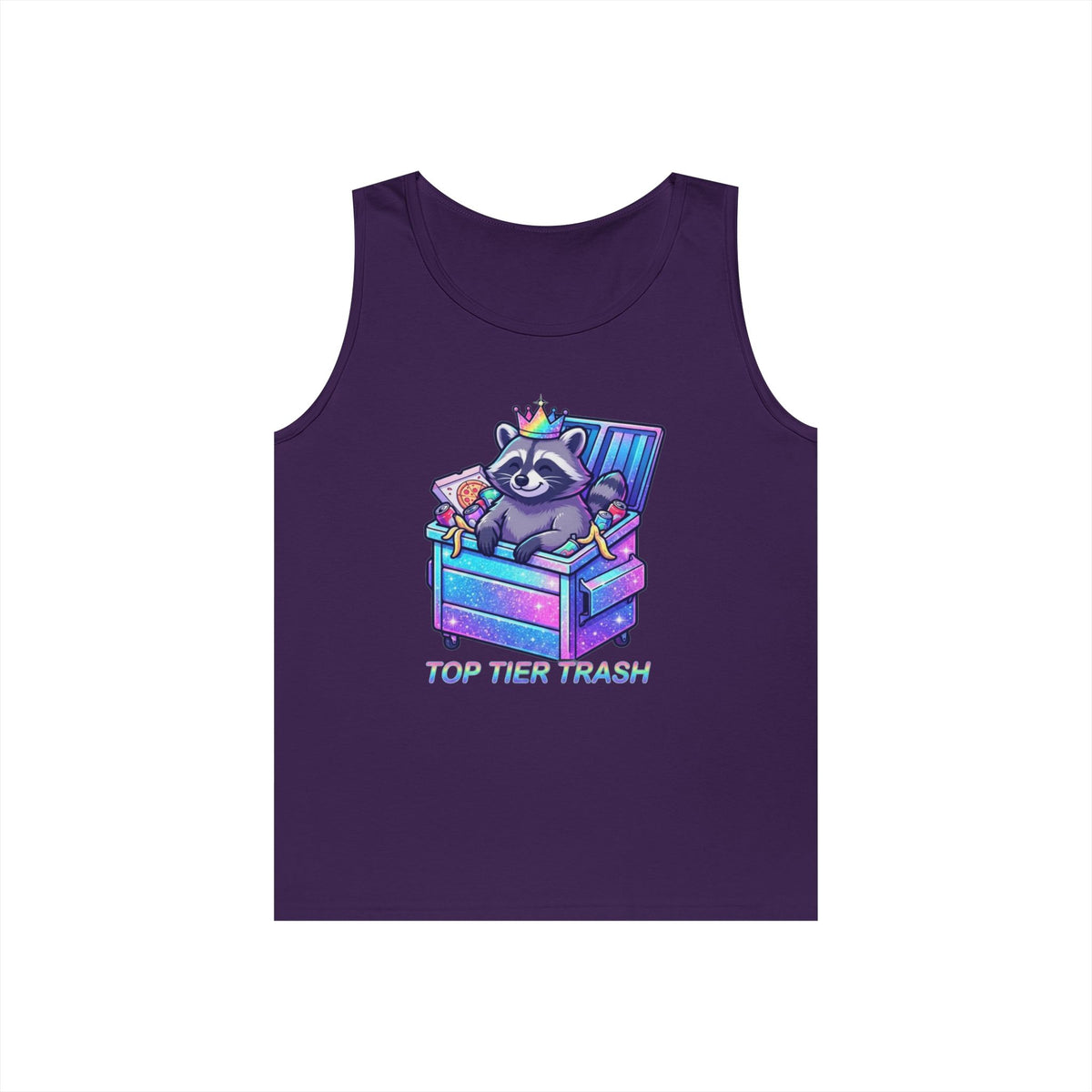 Color: Purple | Top Tier Trash Tank Top