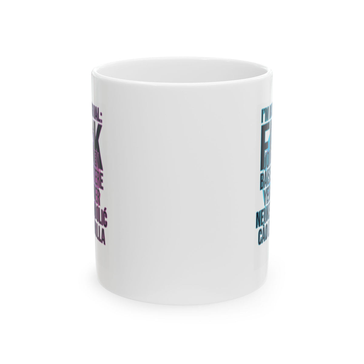 "I'm Multilingual" White Ceramic Mug