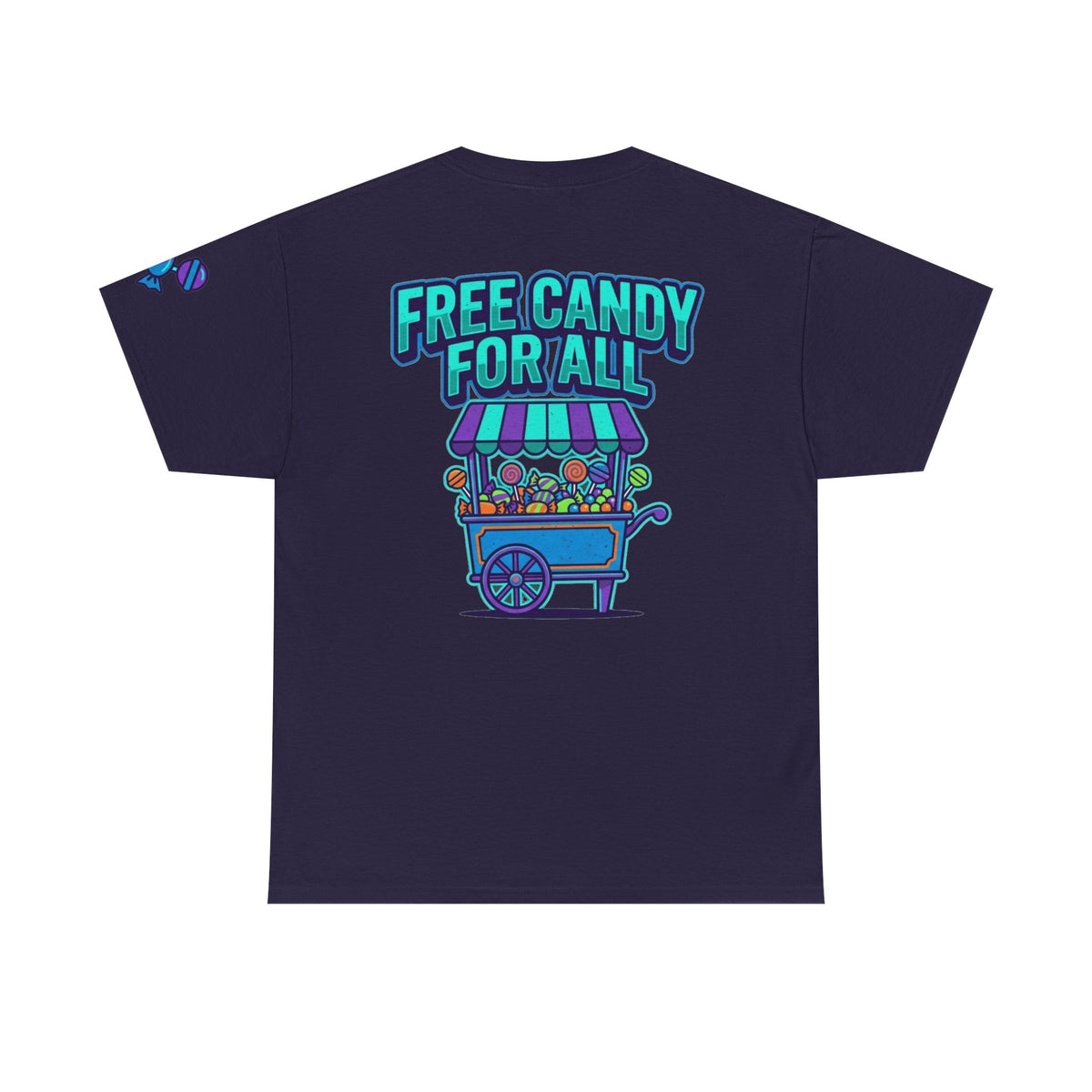 Color: Blackberry | Free Candy For All Premium Graphic Tee