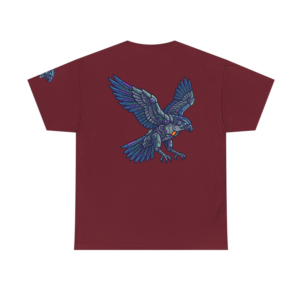 Color: Garnet | Cyber Eagle Premium Graphic Tee